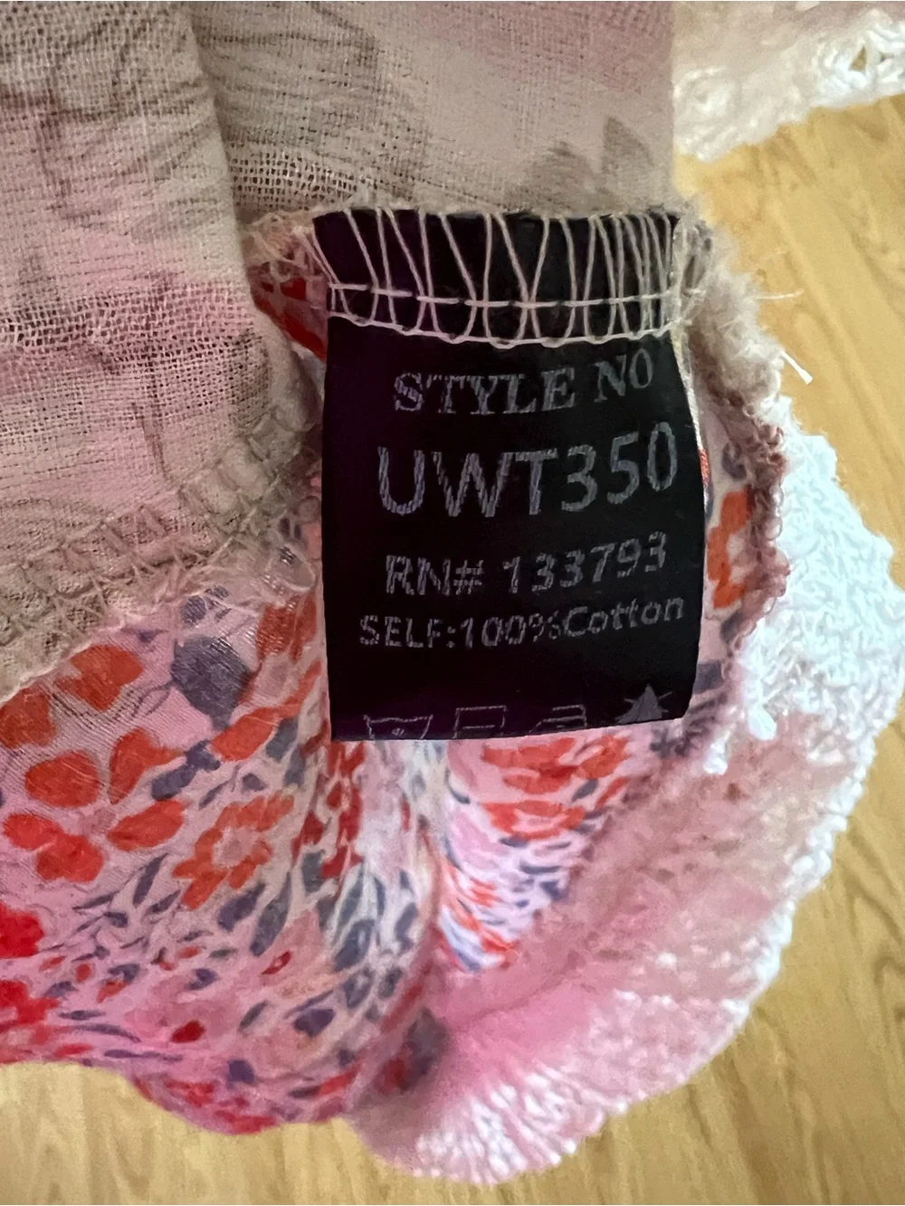 POL Patchwork Floral Mini Dress in White, Red, Green, Blue - Picture 3 of 5